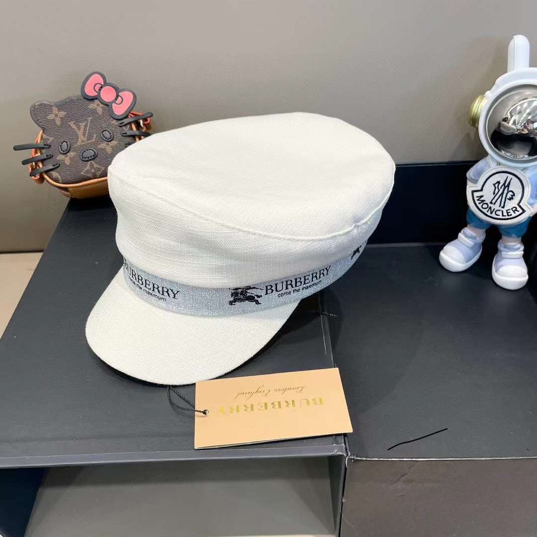 巴宝莉Burberry 2024早春新款高档军帽，火爆款，精美预热，采用高端帽底，外单品质，超百搭的，高