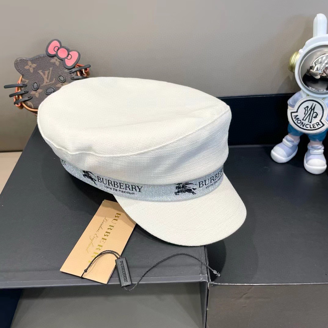 巴宝莉Burberry 2024早春新款高档军帽，火爆款，精美预热，采用高端帽底，外单品质，超百搭的，高