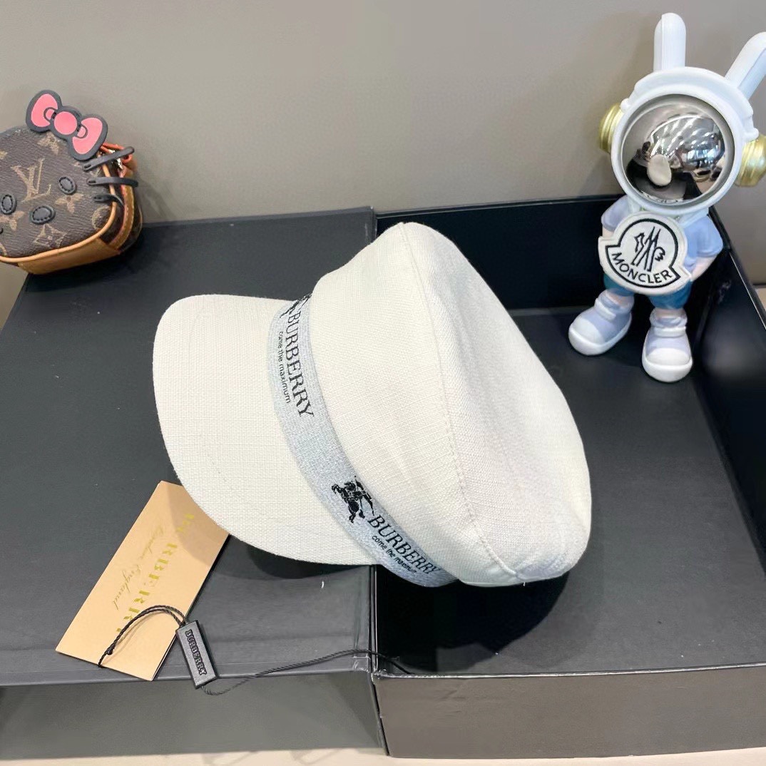 巴宝莉Burberry 2024早春新款高档军帽，火爆款，精美预热，采用高端帽底，外单品质，超百搭的，高