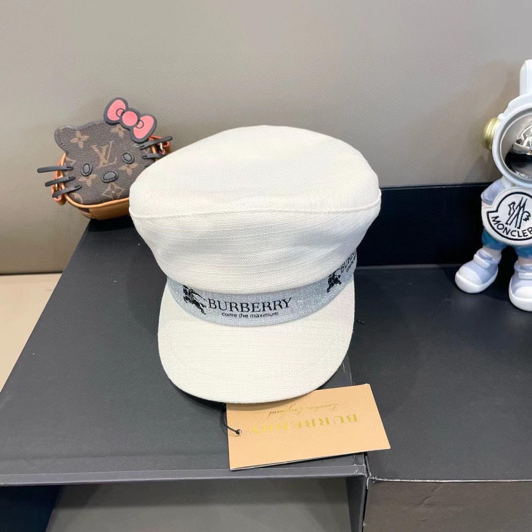 巴宝莉Burberry 2024早春新款高档军帽，火爆款，精美预热，采用高端帽底，外单品质，超百搭的，高