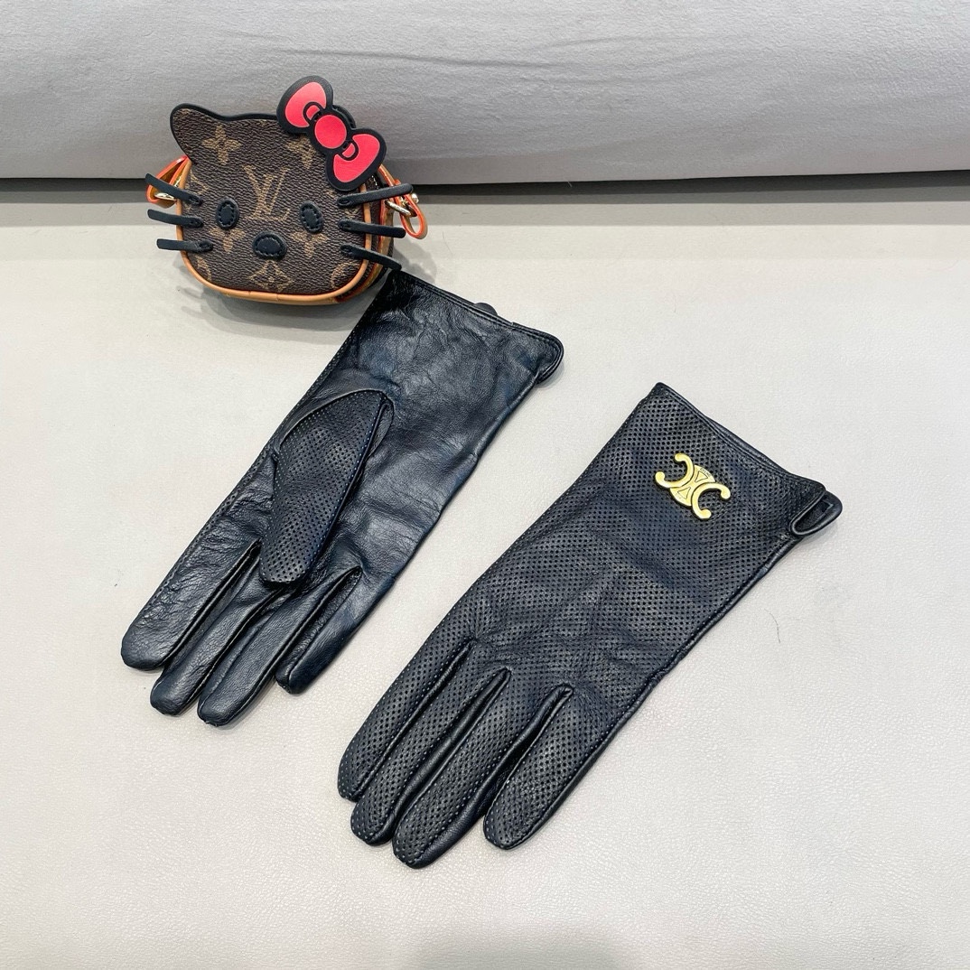 Céline’s New Lamb-Skin Fashion Gloves: Cozy, Soft, and Stylish for Autumn/Winter - 图片 7