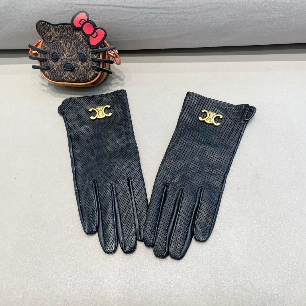 Céline’s New Lamb-Skin Fashion Gloves: Cozy, Soft, and Stylish for Autumn/Winter - 图片 5