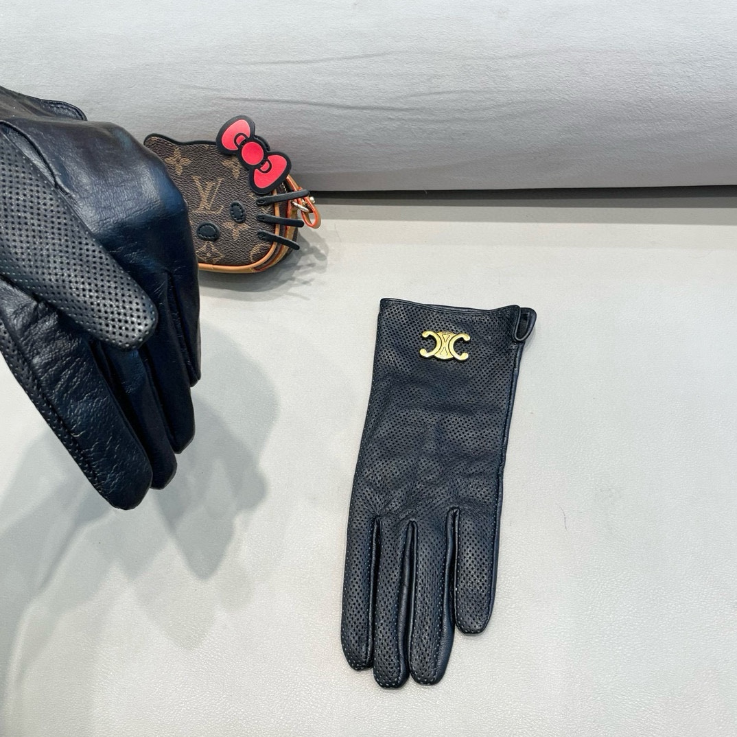 Céline’s New Lamb-Skin Fashion Gloves: Cozy, Soft, and Stylish for Autumn/Winter - 图片 9