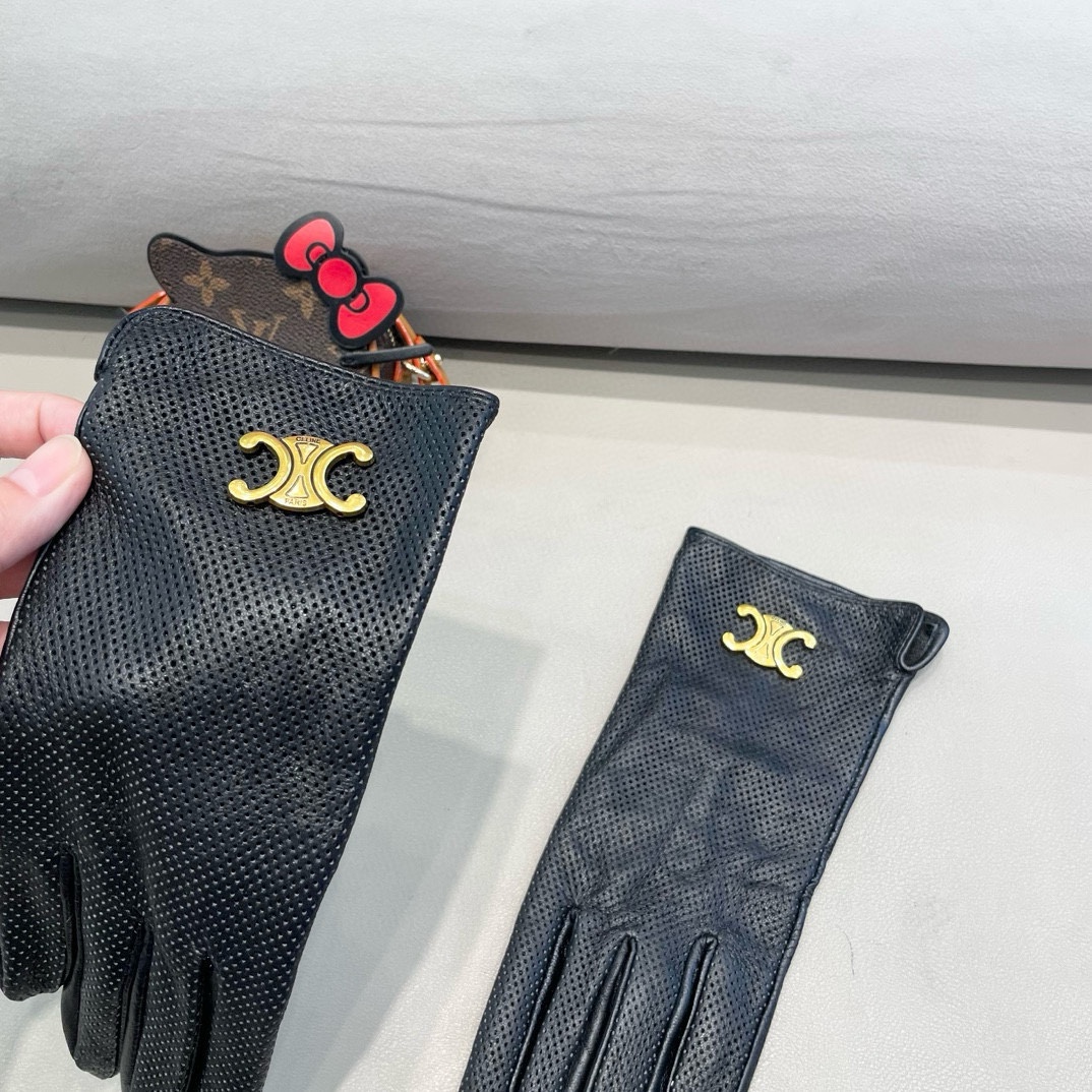 Céline’s New Lamb-Skin Fashion Gloves: Cozy, Soft, and Stylish for Autumn/Winter - 图片 6