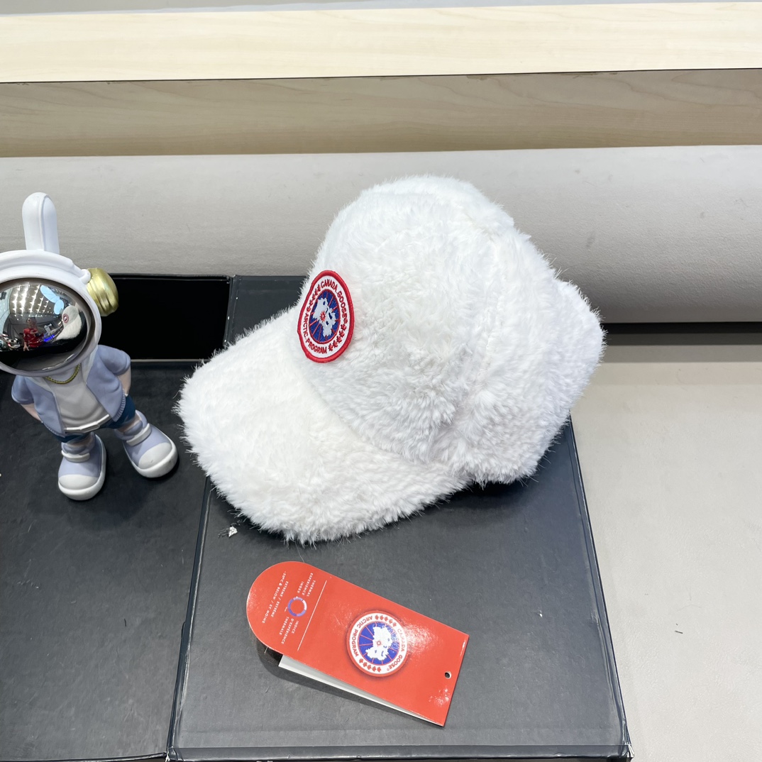 P105 CANADIAN OFFICIAL SIMONE GOOSE BASEBALL CAP WARMS UP IN THE AUTUMN AND WINTER - 图片 2