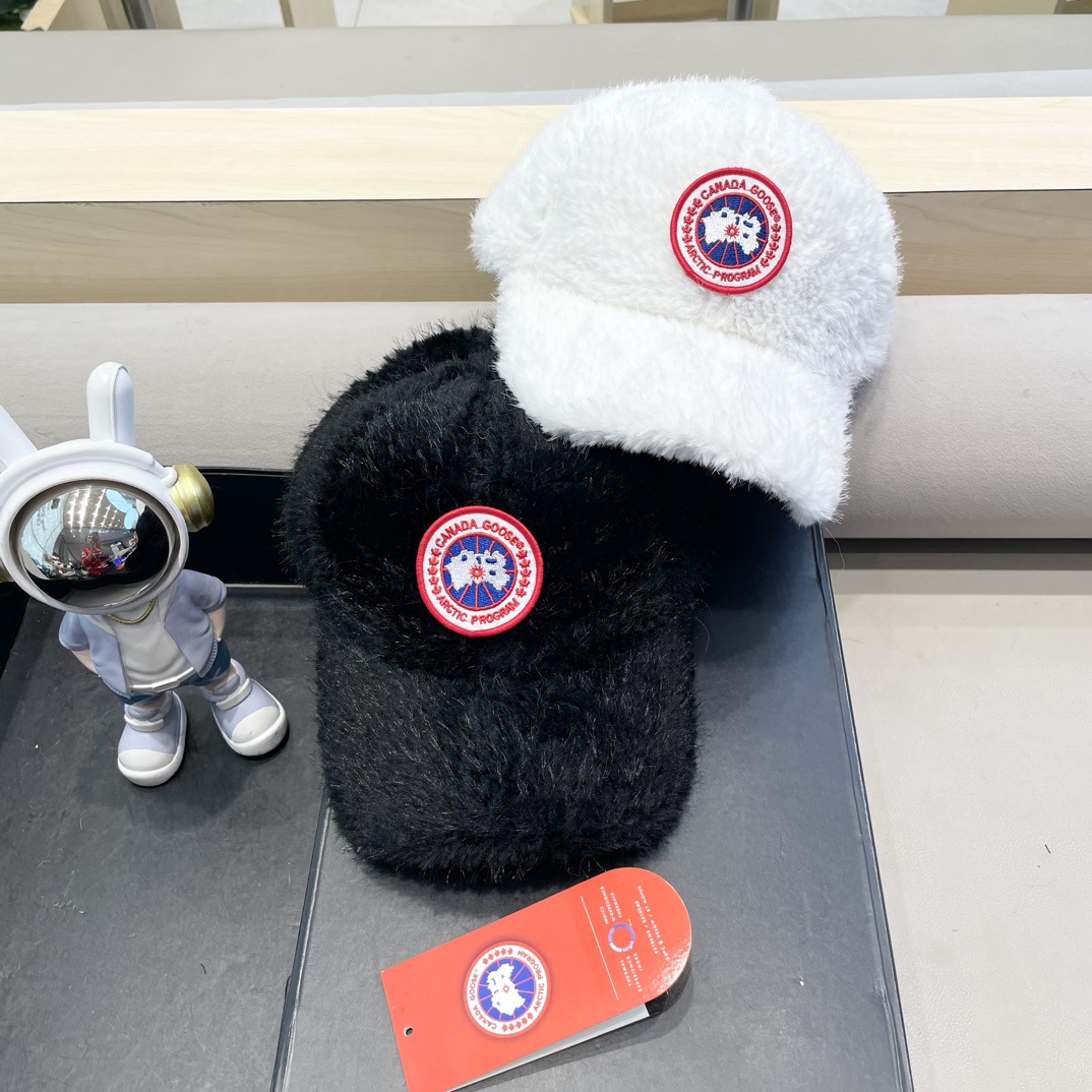 P105 CANADIAN OFFICIAL SIMONE GOOSE BASEBALL CAP WARMS UP IN THE AUTUMN AND WINTER - 图片 5