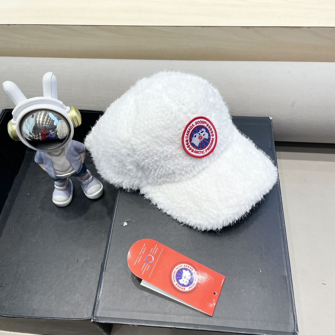 P105 CANADIAN OFFICIAL SIMONE GOOSE BASEBALL CAP WARMS UP IN THE AUTUMN AND WINTER - 图片 3