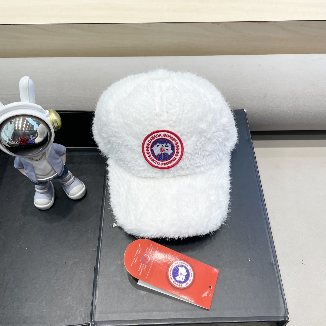 P105 CANADIAN OFFICIAL SIMONE GOOSE BASEBALL CAP WARMS UP IN THE AUTUMN AND WINTER - 图片 1