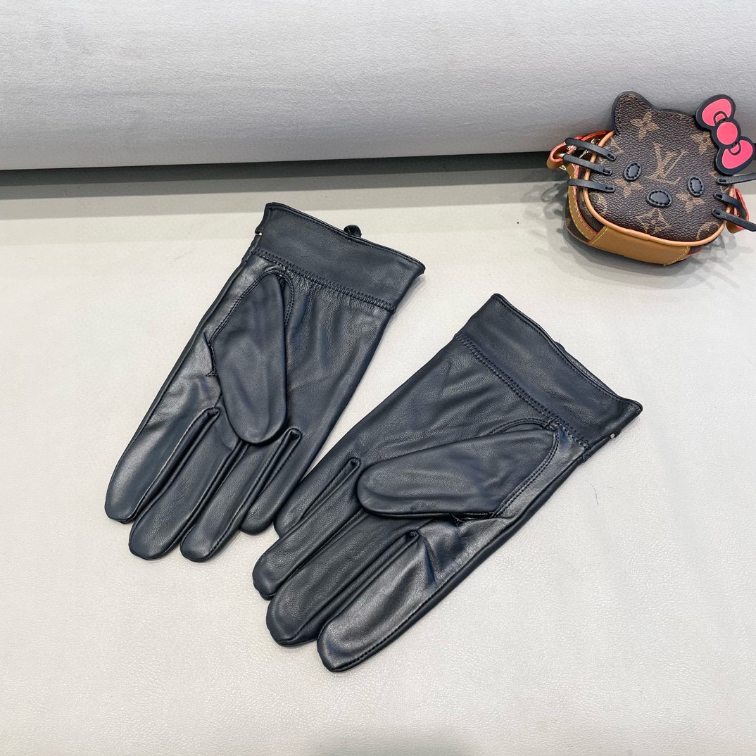 Stylish and Warm Lamb-Skin Gloves for Autumn and Winter in XL and XXL Sizes - 图片 6