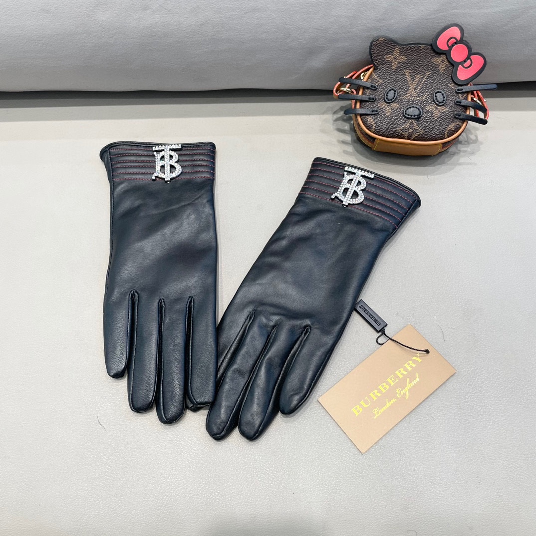 Barboli Women’s Sheepskin Gloves: Fashionable, Warm, Cozy, Classic Simplicity for Autumn/Winter. - 图片 5