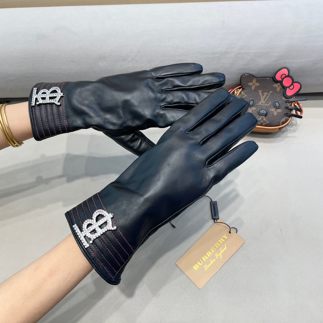 Barboli Women’s Sheepskin Gloves: Fashionable, Warm, Cozy, Classic Simplicity for Autumn/Winter. - 图片 3