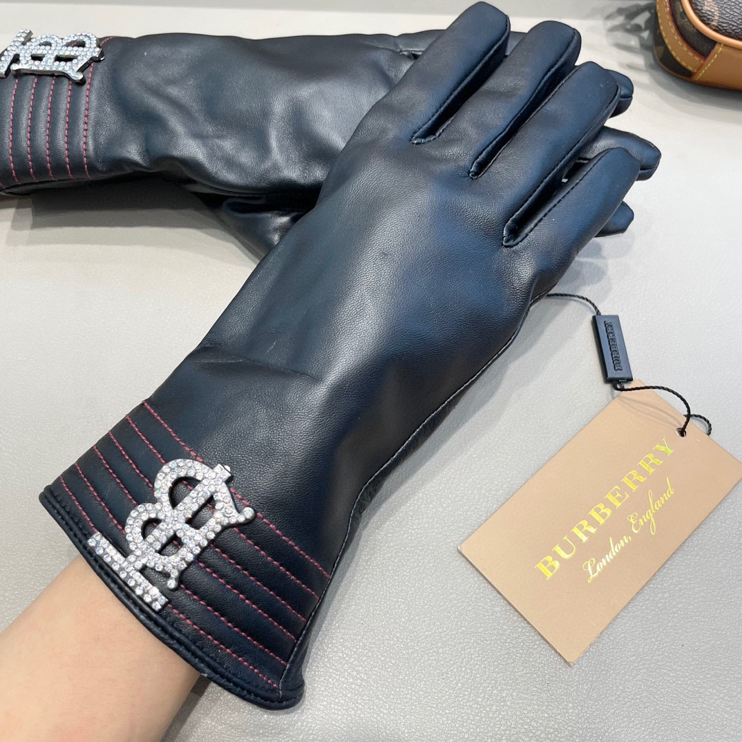 Barboli Women’s Sheepskin Gloves: Fashionable, Warm, Cozy, Classic Simplicity for Autumn/Winter. - 图片 2