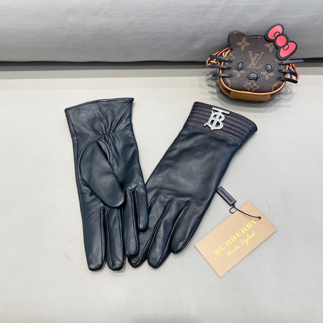 Barboli Women’s Sheepskin Gloves: Fashionable, Warm, Cozy, Classic Simplicity for Autumn/Winter. - 图片 6