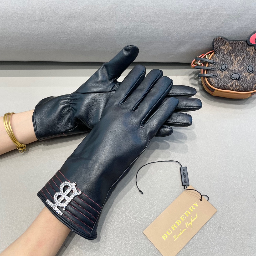 Barboli Women’s Sheepskin Gloves: Fashionable, Warm, Cozy, Classic Simplicity for Autumn/Winter. - 图片 4
