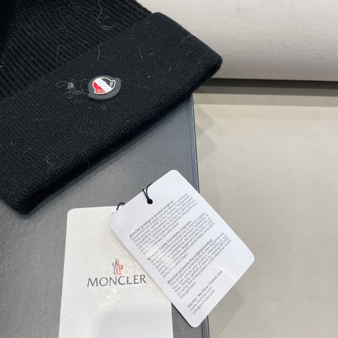  蒙口羊毛🦙加兔毛针织帽子女士秋冬季毛球加厚款保暖护耳百搭韩毛线帽堆堆帽潮