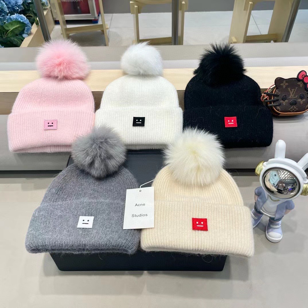 P126 [Acne] 2024 new smile-faced fall and hair-weave caps full of liquefies - 图片 5