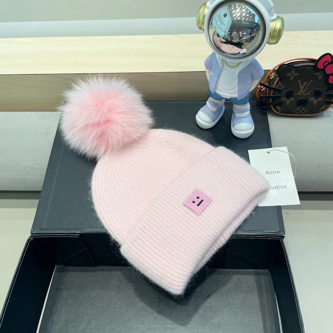 P126 [Acne] 2024 new smile-faced fall and hair-weave caps full of liquefies - 图片 3