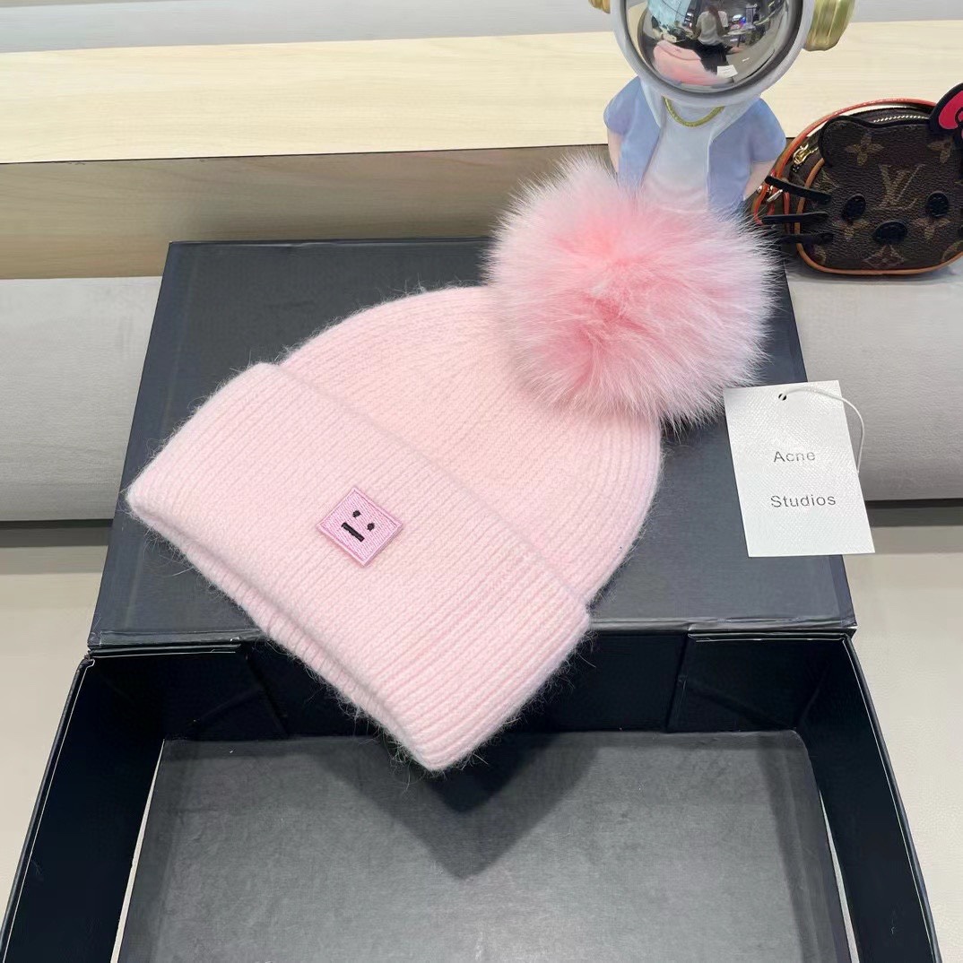 P126 [Acne] 2024 new smile-faced fall and hair-weave caps full of liquefies - 图片 2