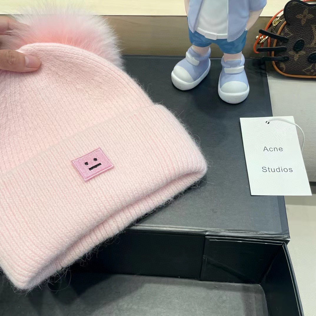 P126 [Acne] 2024 new smile-faced fall and hair-weave caps full of liquefies - 图片 4