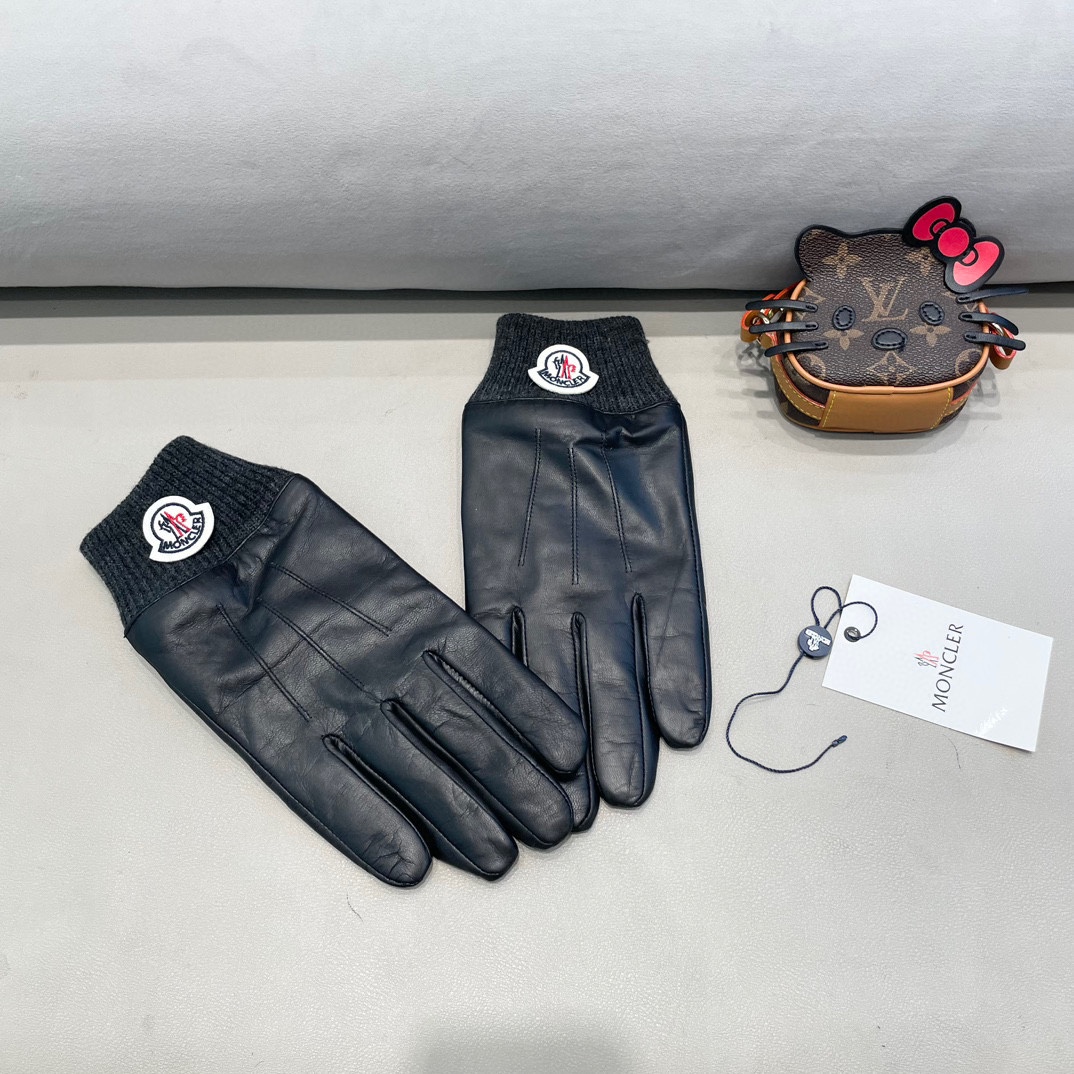 Moncler Lamb-Skin Gloves: Fashionable, Warm, Cozy, XL and XXL Sizes Available - 图片 8