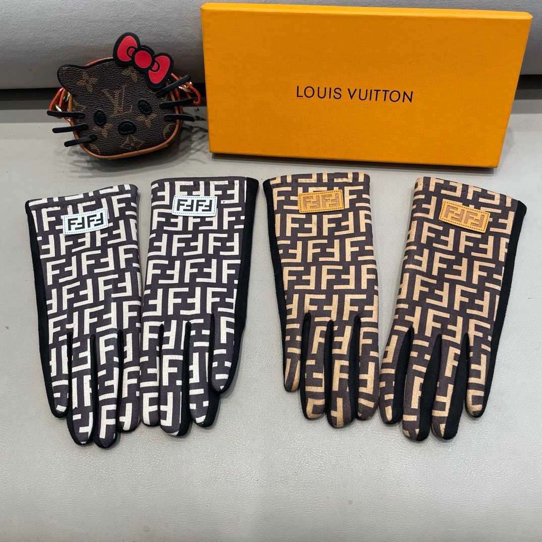 “Fendi Fendy Wool-Shield Gloves: Warmth and Style for Autumn/Winter” - 图片 1