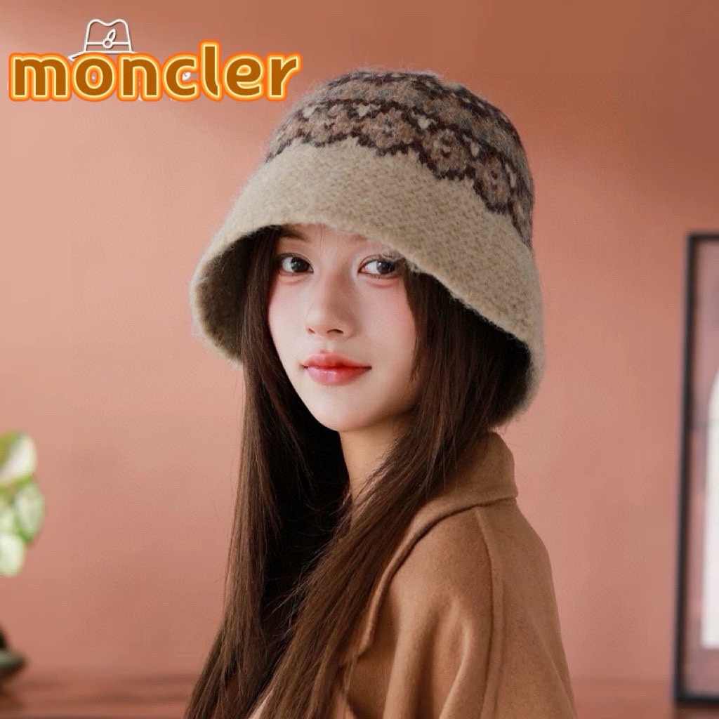 NO:220278,Moncler Fair Island style knitted fisherman hat women autumn and winter Korean style showing face small warm big head wool hat hat fisherman hat baseball hat knitted hat, hat, christian louboutin, espadrilles, hats19860909moncler费尔岛风含羊毛针织渔夫帽女秋冬季韩版显脸小保暖大头围毛线帽子帽子渔夫帽棒球帽针织帽,帽子,christian louboutin,espadrilles,hats,hat