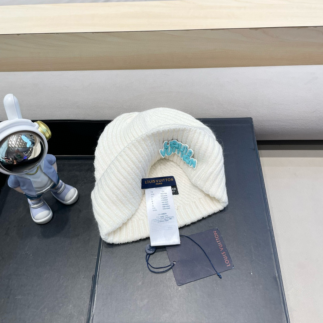  LV路易威登 秋冬新款针织羊毛帽，保暖毛线帽，70羊毛%30兔毛，跑量多色