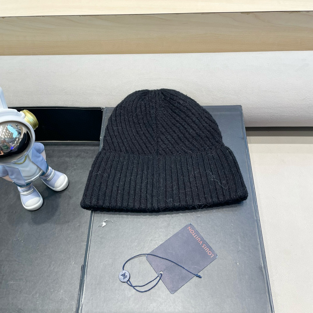  LV路易威登 秋冬新款针织羊毛帽，保暖毛线帽，70羊毛%30兔毛，跑量多色