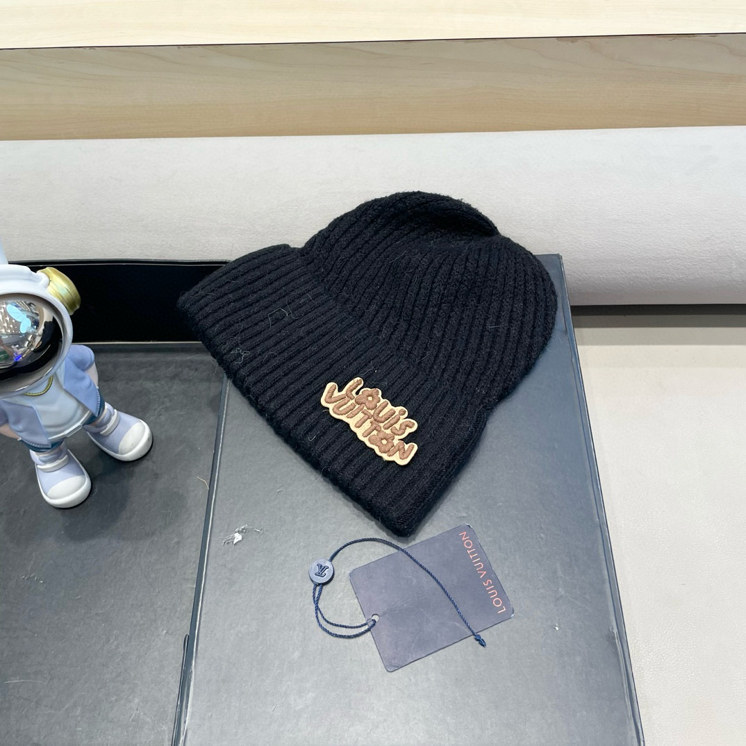 LV路易威登 秋冬新款针织羊毛帽，保暖毛线帽，70羊毛%30兔毛，跑量多色