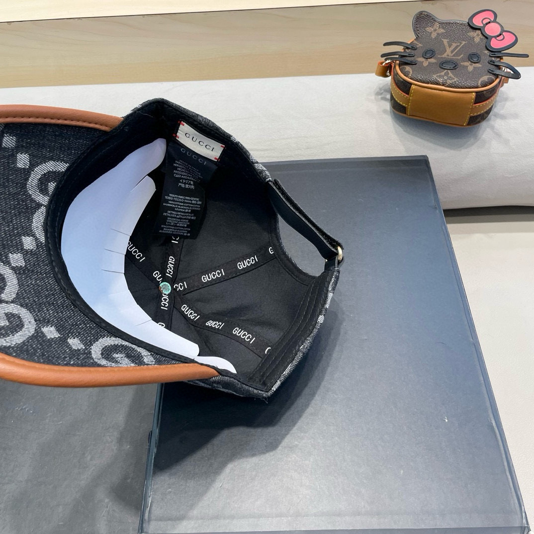 古奇Gucci 新款原单棒球帽🧢， 精致純也格调很有感觉，很酷很时尚，专柜断货热门，质量超赞