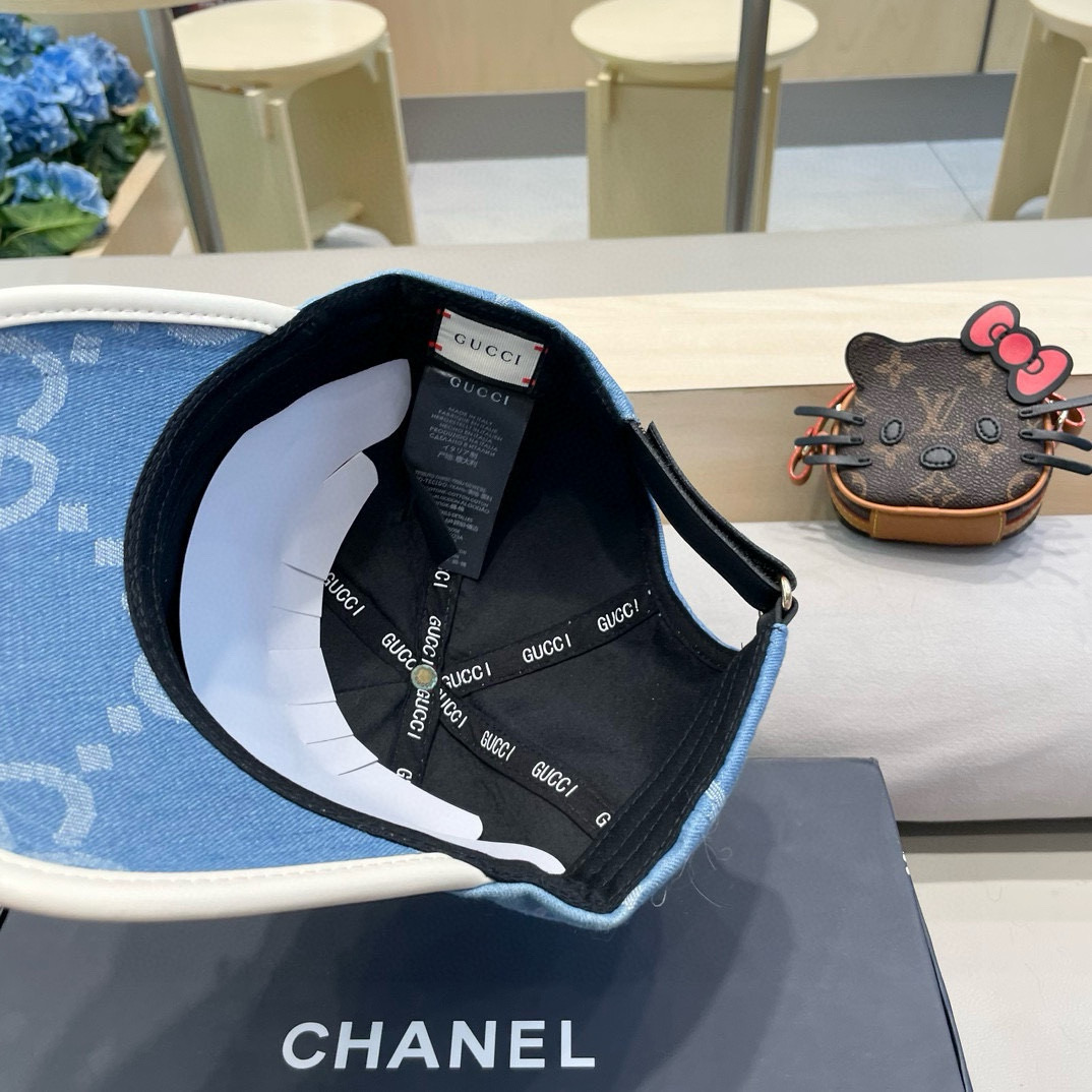  古奇Gucci 新款原单棒球帽🧢， 精致純也格调很有感觉，很酷很时尚，专柜断货热门，质量超赞