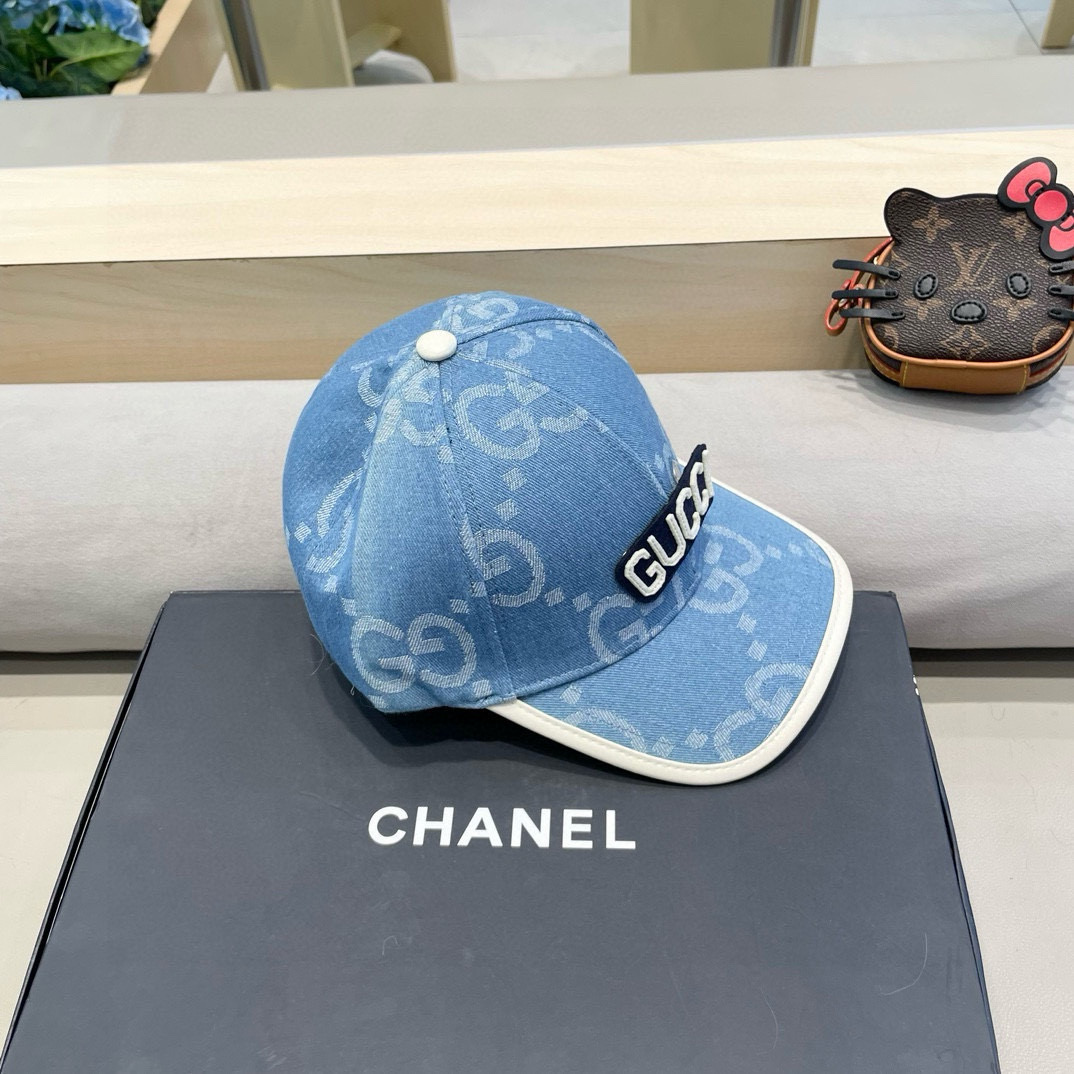  古奇Gucci 新款原单棒球帽🧢， 精致純也格调很有感觉，很酷很时尚，专柜断货热门，质量超赞