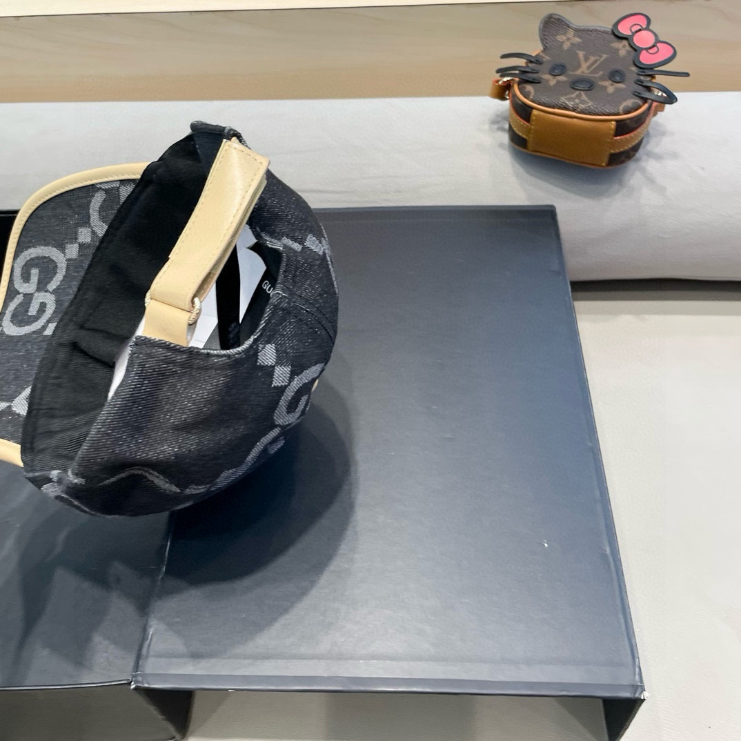  古奇Gucci 新款原单棒球帽🧢， 精致純也格调很有感觉，很酷很时尚，专柜断货热门，质量超赞