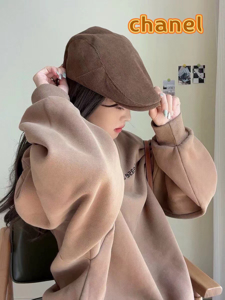 NO:219710,Chanel Japanese retro corduroy forward hat women spring and summer literary baseball cap internet celebrity versatile beret Korean style trendy hat fisherman hat baseball hat knit hat, hat, chanel, espadrilles, hats19860909Chanel日系复古灯芯绒前进帽女春夏季文艺鸭舌帽网红百搭贝雷帽子韩版潮帽子渔夫帽棒球帽针织帽,帽子,chanel,espadrilles,hats,hat