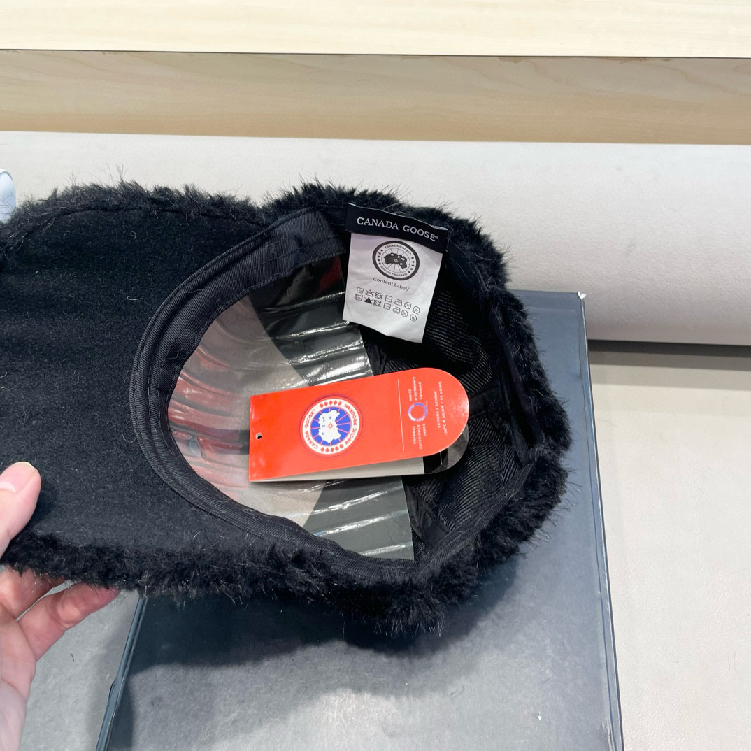 P105 CANADIAN OFFICIAL SIMONE GOOSE BASEBALL CAP WARMS UP IN THE AUTUMN AND WINTER - 图片 8