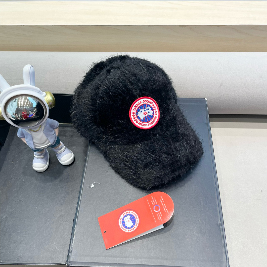 P105 CANADIAN OFFICIAL SIMONE GOOSE BASEBALL CAP WARMS UP IN THE AUTUMN AND WINTER - 图片 3