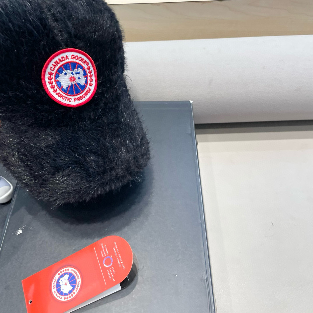 P105 CANADIAN OFFICIAL SIMONE GOOSE BASEBALL CAP WARMS UP IN THE AUTUMN AND WINTER - 图片 4