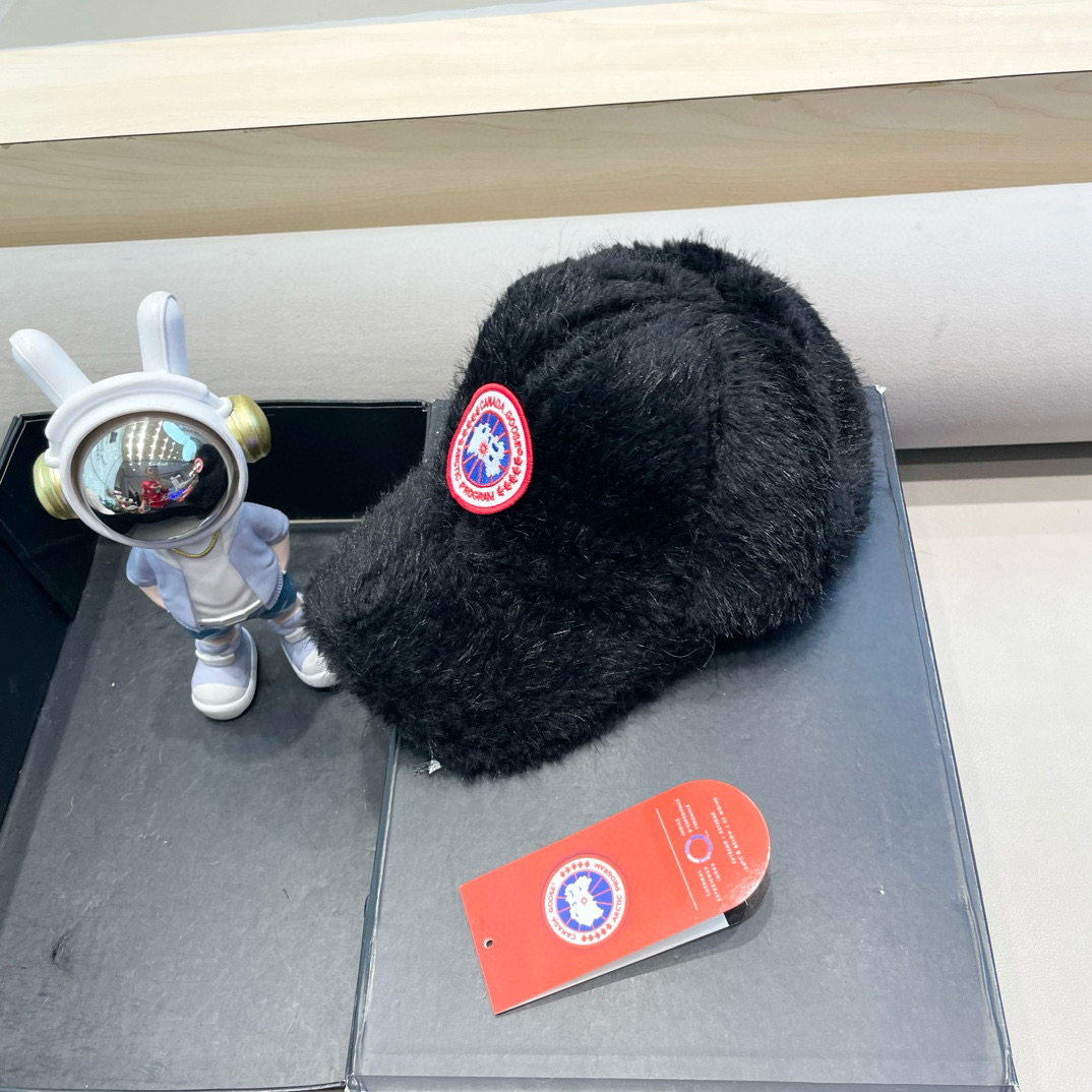 P105 CANADIAN OFFICIAL SIMONE GOOSE BASEBALL CAP WARMS UP IN THE AUTUMN AND WINTER - 图片 2