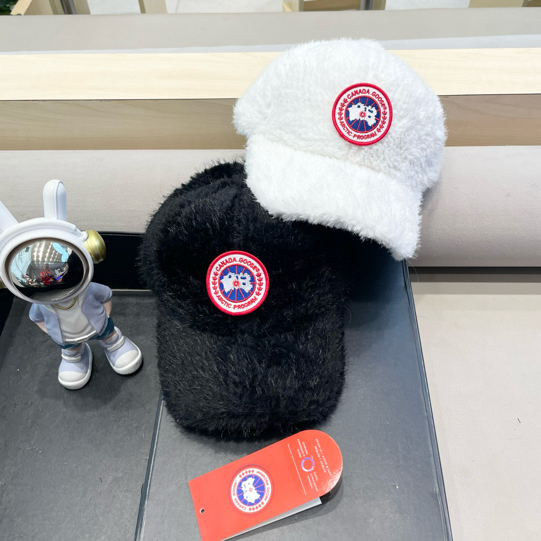 P105 CANADIAN OFFICIAL SIMONE GOOSE BASEBALL CAP WARMS UP IN THE AUTUMN AND WINTER - 图片 5