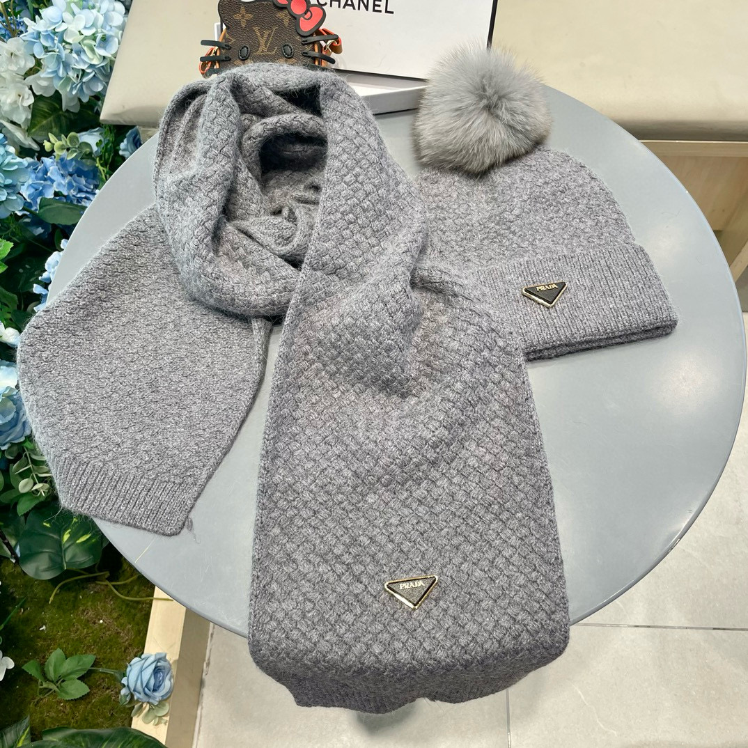 Prada! Hat and scarf! It’s so nice to be warm - 图片 6