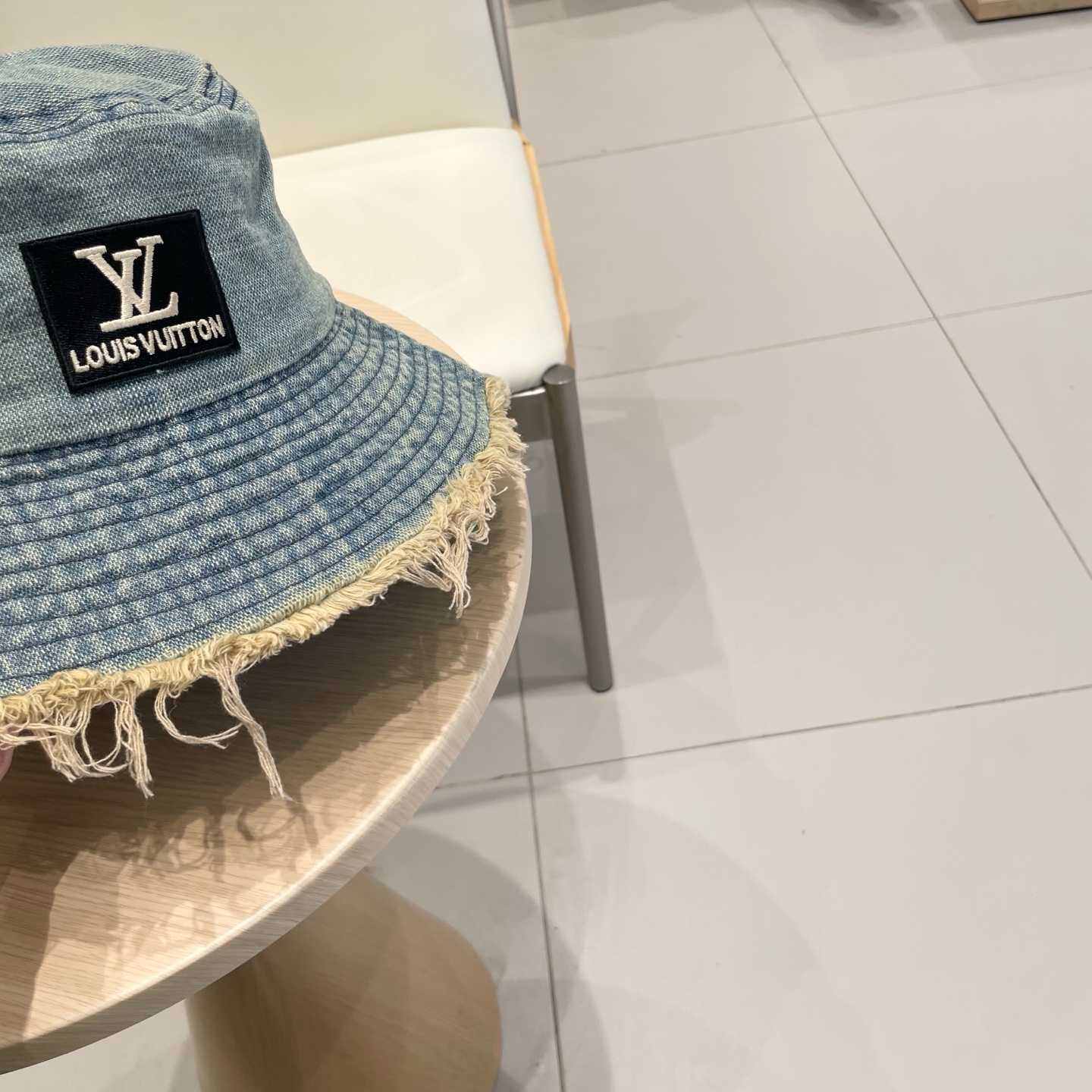  2025复古做旧毛边牛仔渔夫帽女夏季百搭大帽檐显脸小防晒遮阳帽子