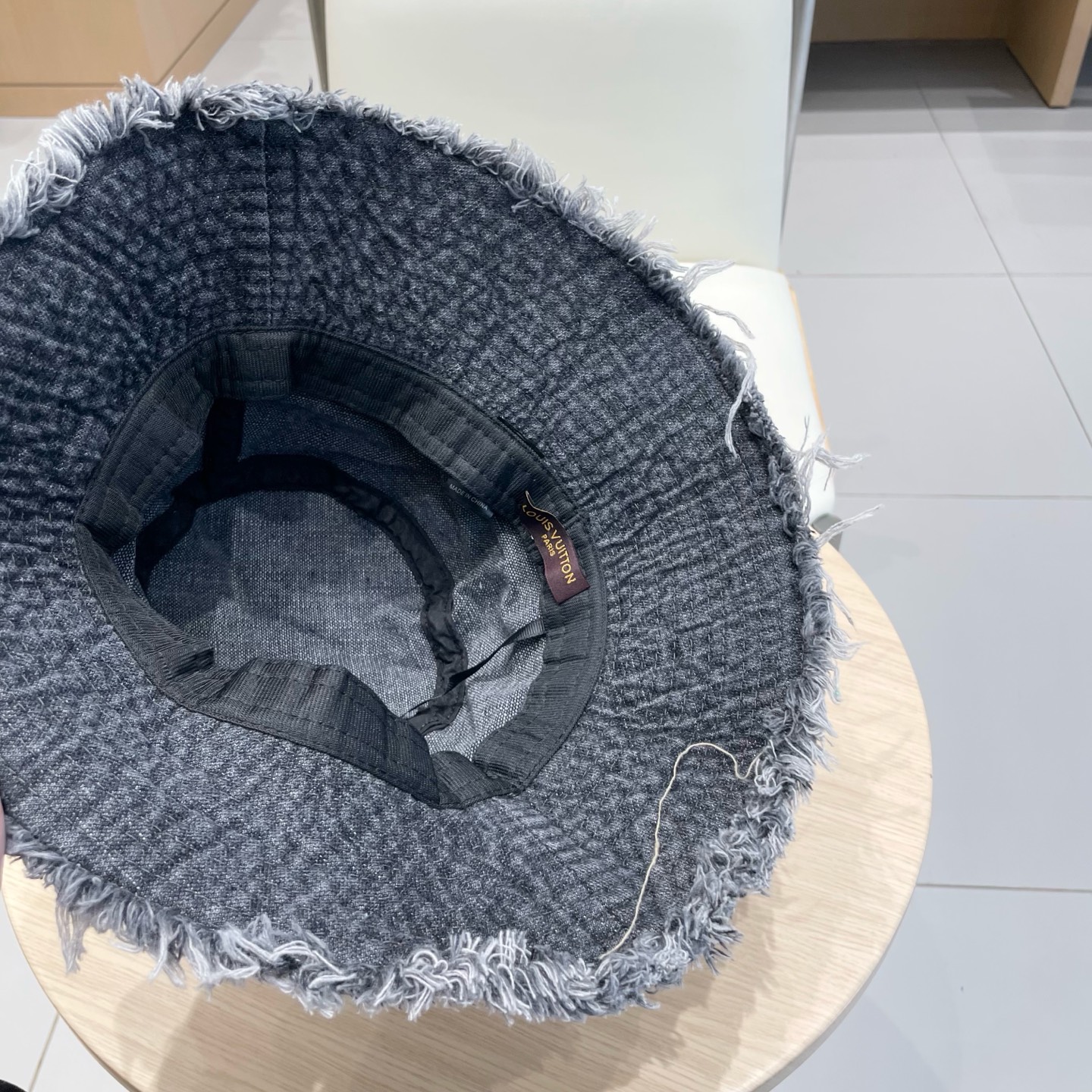  2025复古做旧毛边牛仔渔夫帽女夏季百搭大帽檐显脸小防晒遮阳帽子