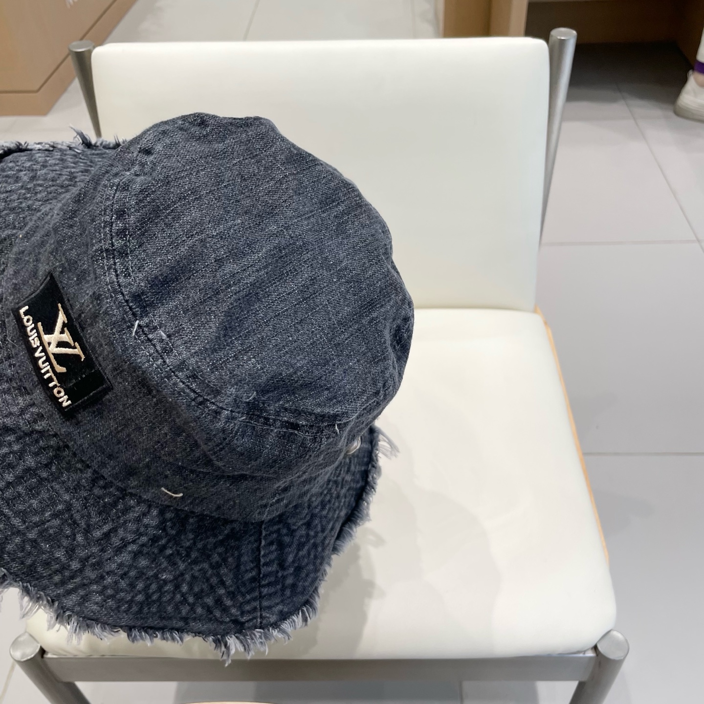  2025复古做旧毛边牛仔渔夫帽女夏季百搭大帽檐显脸小防晒遮阳帽子