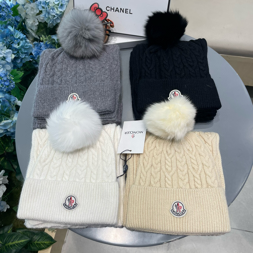 NO:220254,Covered. [Wool suit hat - with fox wool ball] Classic suit hat!  Hat scarf!  Material is 70 wool and 30 rabbit hair. It is warm and comfortable~ Age-reducing artifact for young ladies in winter~ You are just a short set of hats this winter~ It is warm and fashionable!  Universal style for men and women! Can be used as a couple style!  Complete anti-counterfeiting label hanging cards!  A variety of styles, welcome to choose! Hats, fisherman hats, baseball hats, knit hats, hats, Moncler, espadrilles, hats19860909蒙口.【羊毛套装帽子-带狐狸毛球】经典套装帽子！帽子围巾！材质70羊毛30兔毛.暖暖哒超级舒服～冬日小姐姐减龄神器哦～这个冬天你就差这么一套套装帽子啦～又保暖又时尚！男女通用款!可以做情侣款！防伪标签吊卡齐全！多多款式,欢迎选择!帽子渔夫帽棒球帽针织帽,帽子,Moncler,espadrilles,hats,hat