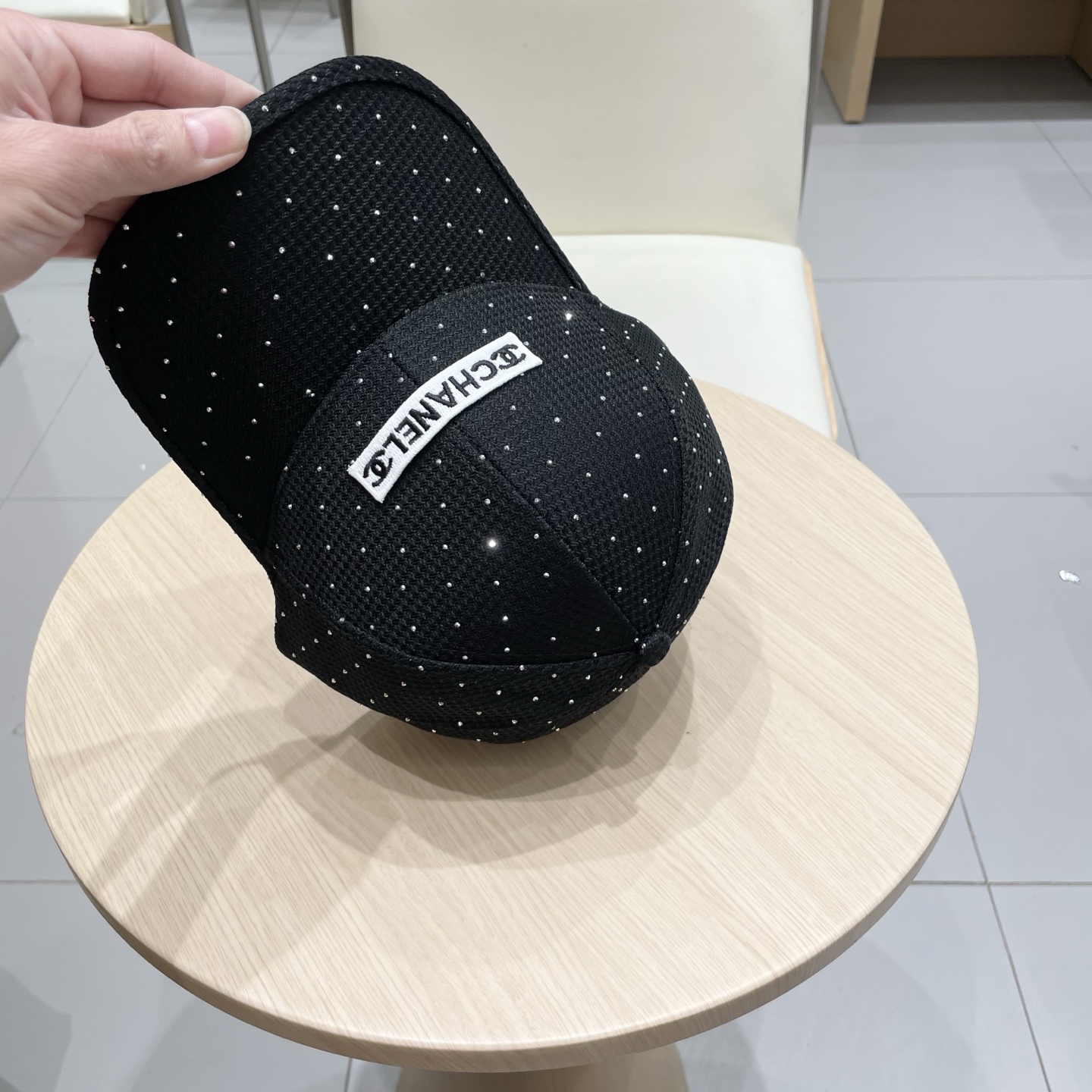  香奈儿CHANEL 2025新品点钻棒球帽，小香经典简约，时尚休闲设计 跑量新品