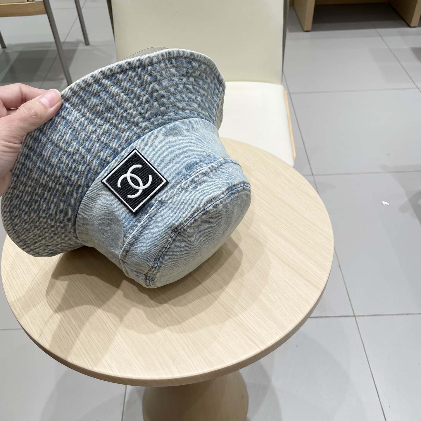 CHANEL香奈儿2025新款典经款洗水牛仔渔夫帽🧢细节做工都很精致，经男典女都🉑