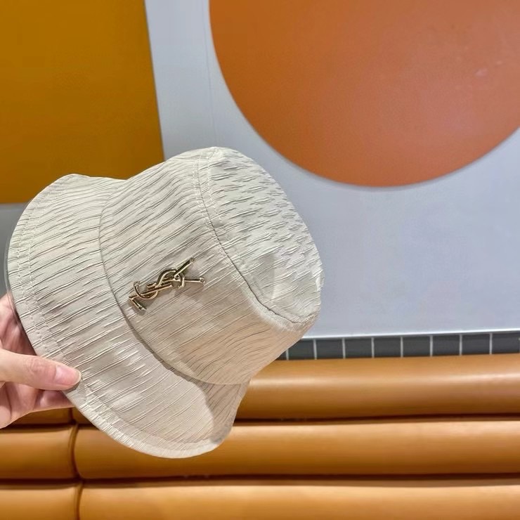 NO:220646,[YSL Saint Laurent] New simple metal fisherman's hat, big brand model is super easy to match, buy it now!  Hat fisherman hat baseball hat knit hat, hat, saint laurent, saint laurent, espadrilles, hats19860909【YSL圣罗兰】新款简约金属渔夫帽,大牌款超好搭配,赶紧入手！帽子渔夫帽棒球帽针织帽,帽子,saint laurent,saint laurent,espadrilles,hats,hat