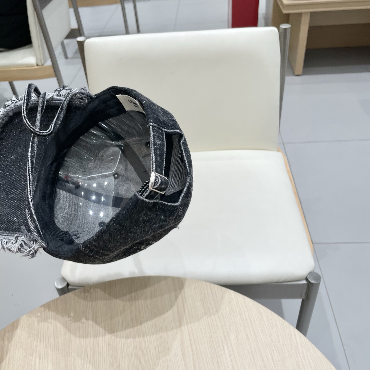  塞琳celine牛仔鸭舌帽子女洗水做旧毛边棒球帽时尚个性百搭帽子男