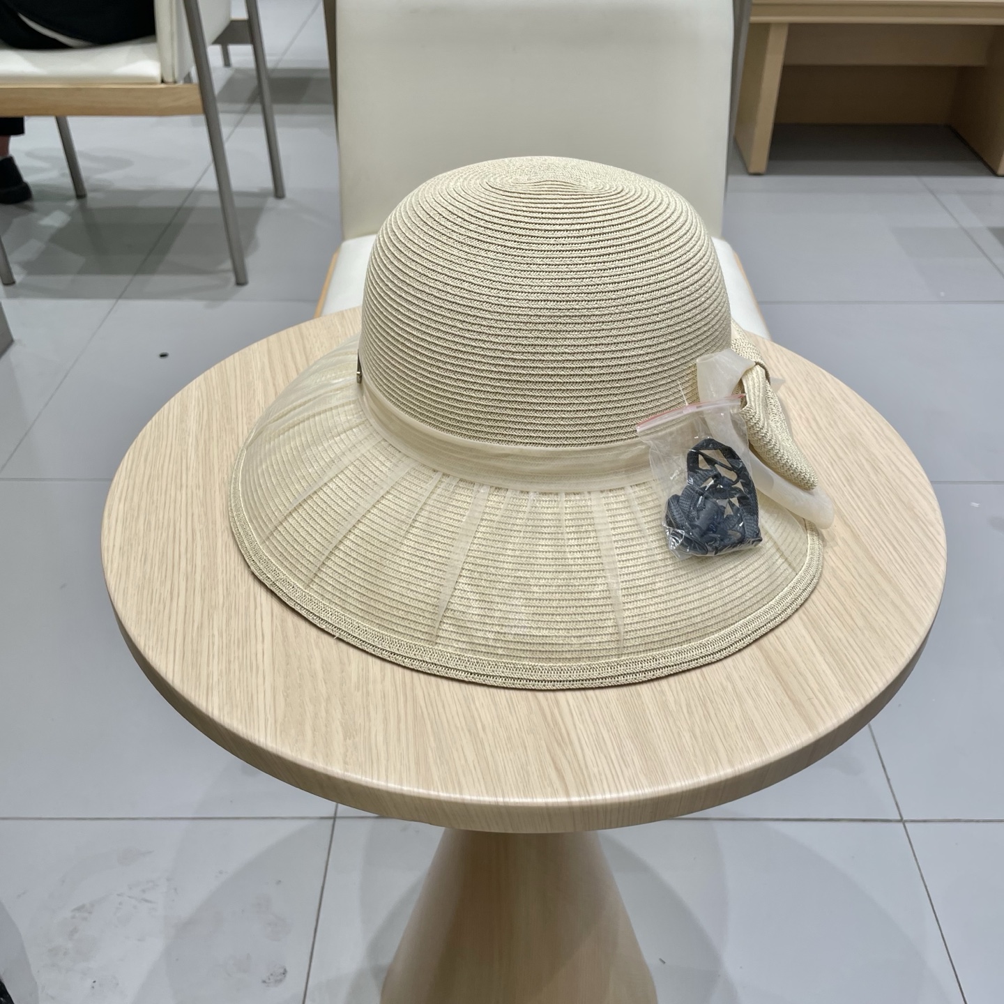 [Prada Hats]Prada RADA new Korean style bow sunshade hat foldable sunscreen ha