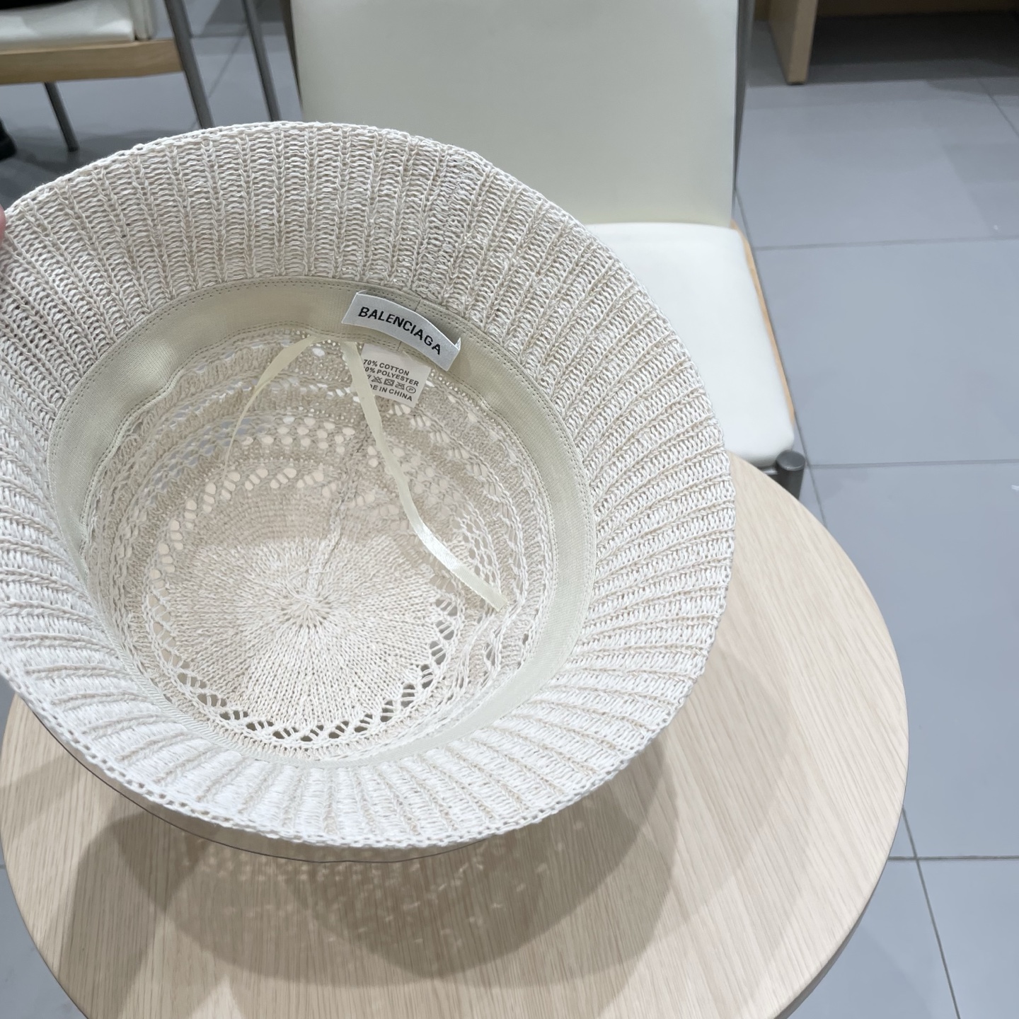   BALENCIAGA巴黎世家花纹条纹休闲复古时尚百搭街头出游盆帽渔夫帽画家帽新款